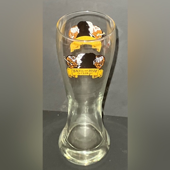 Jekyll And Hyde Club New York City  Pilsner Beer Glass 8 1/4”  Double Sided - Picture 2 of 7